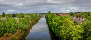 Warrington is a town in Cheshire, England. Historically part of Lancashire, it is on the banks of the River Mersey.